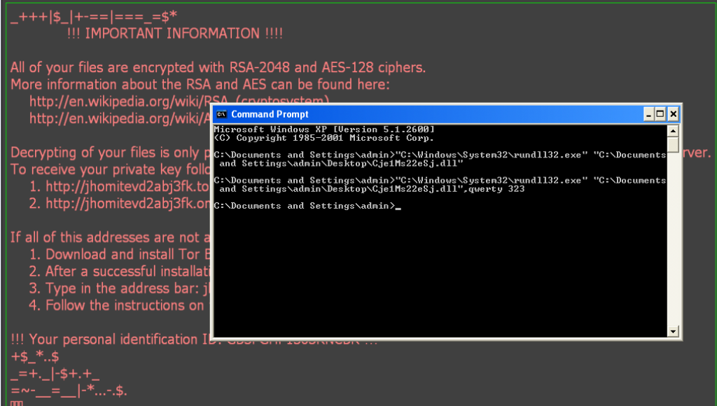 Esecuzione payload .dll