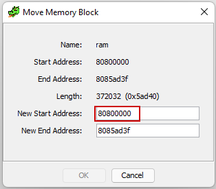 ghidra move memory block